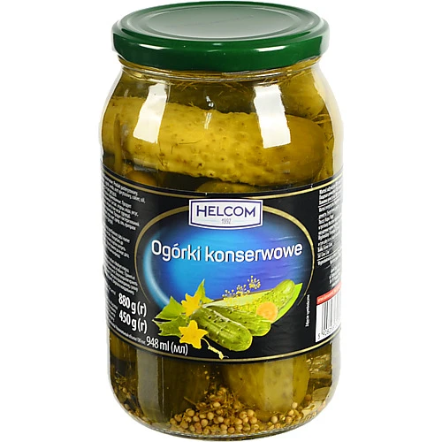 Огірки Helcom 948мл консервовані
