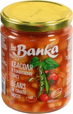 Квасоля в томатному соусі стерилізована the Banka с/б 500г