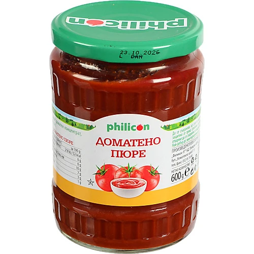 Томатна паста Philicon 600г скляна банка