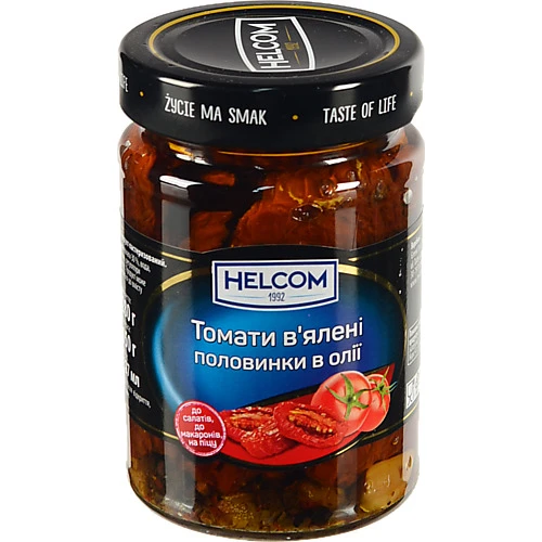 Томати сушені в олії Helcom с/б 280г