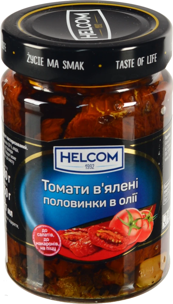 Томати сушені в олії Helcom с/б 280г