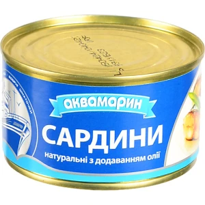 Сардини в олії Аквамарин 230г
