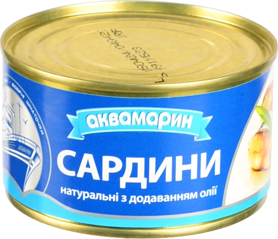 Сардини в олії Аквамарин 230г