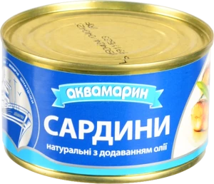 Сардини в олії Аквамарин 230г