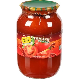 Томати 0.01 1л неочіщені в томатному соку