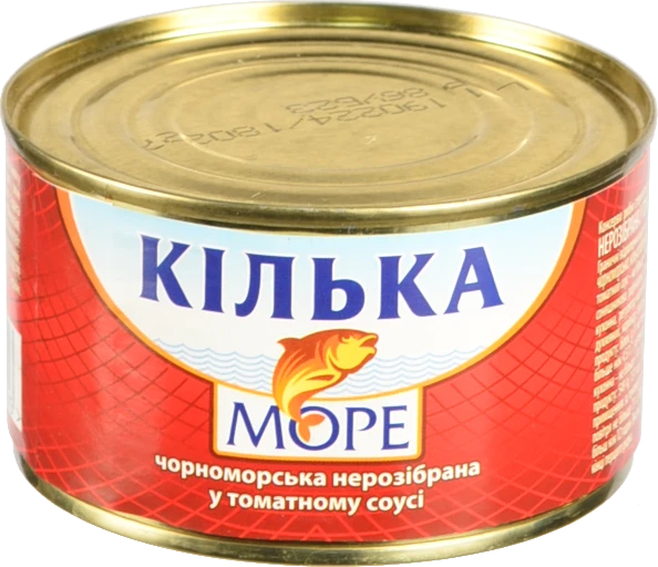 Кілька чорноморська в томатному соусі Море з/б 230г