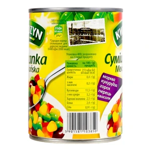 Суміш овочева Kwidzyn 400г мексиканська з.б