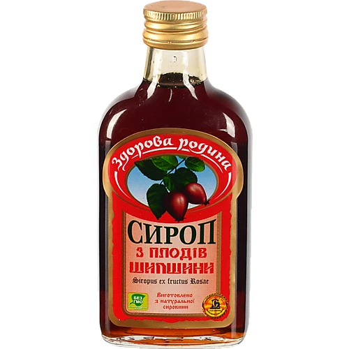 Сироп з плодів шипшини Здорова родина с/пл 0.2л