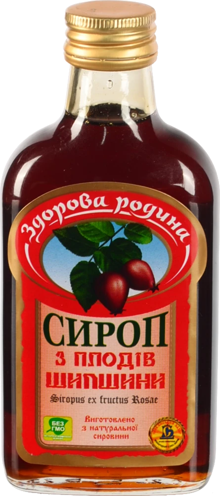 Сироп з плодів шипшини Здорова родина с/пл 0.2л