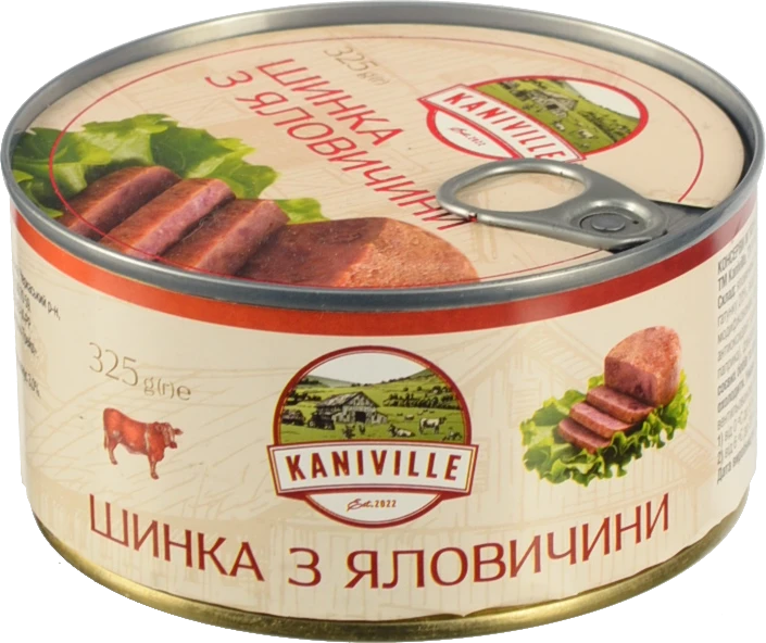 Шинка Kaniville 325г з яловичини