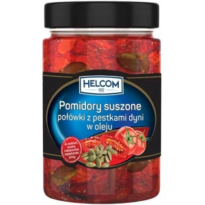 Помідори Helcom 327мл сушені з гарбузовим насінням