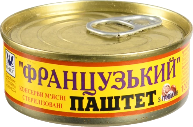 Паштет з грибами Французький Онисс 100г