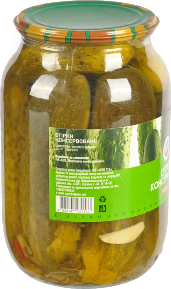 Огірки 0.01 1л