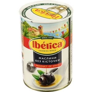 Маслини без кісточки Iberica з/б 420г