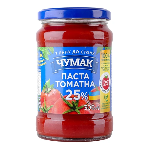 Томатная паста Чумак 300г 25%