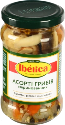 Гриби мариновані Асорті Iberica с/б 280г