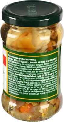 Гриби мариновані Асорті Iberica с/б 280г
