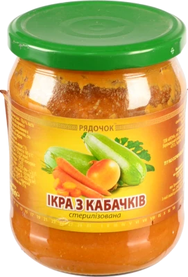 Ікра кабачкова Рядочок 450г