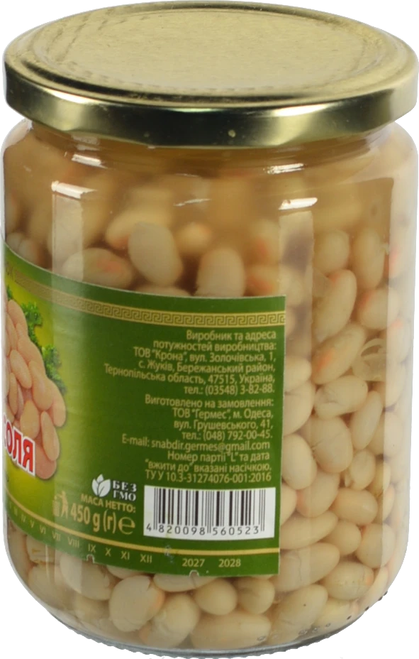 Квасоля Рядочок 450г ск.