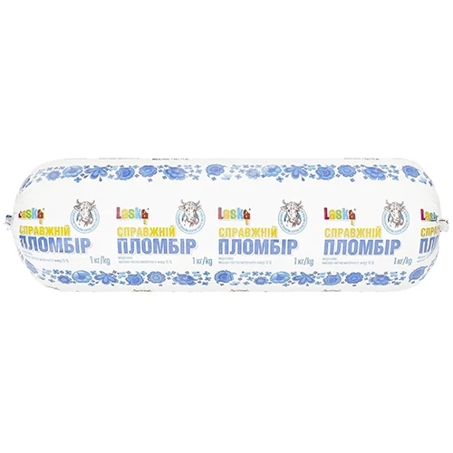 Морозиво Ласка 1кг справжній пломбір