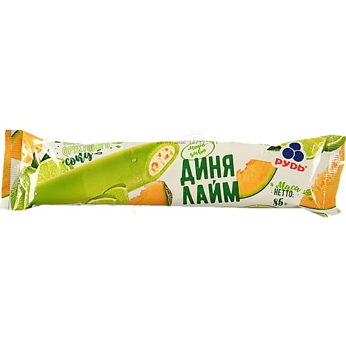 Морозиво Диня-лайм Рудь м/у 85г