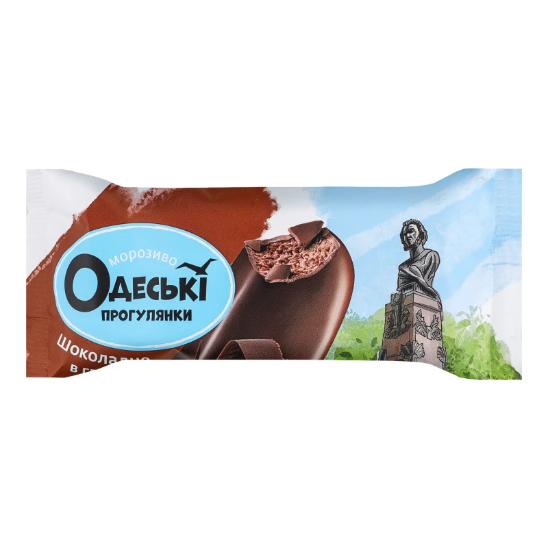 Морозиво шоколадне в глазурі Одеські прогулянки О!деса м/у 70г