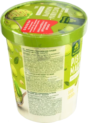 Морозиво Фісташка-Макарон Рудь 500г