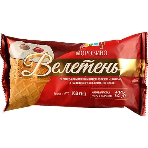 にゃんこさん専用メロジョイ トースト　しあわせサニーエッグ　シュリンク付き Морозиво 12% Шоколад-вишня Велетень Laska м/у 100г купити в Одесі