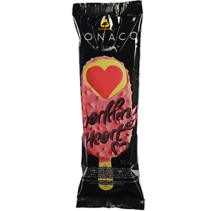 Морозиво Три Ведмеді 70г monaco sparkling heart лимон малина двошарове глазур паличка
