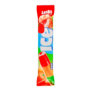 Морозиво Ласка 95г лід полуниця мандарин та яблука