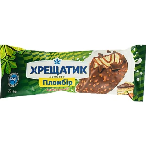 Морозиво Хрещатик 75г київський лісовий горіх глазур
