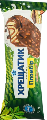 Морозиво Хрещатик 75г київський лісовий горіх глазур