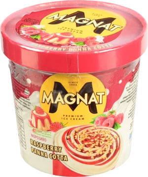 Морозиво Хладик 350г magnat raspberry panna cotta карт.ст