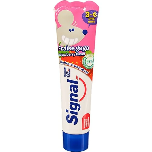 Паста зубна для дітей 3-6років із ароматом полуниці Signal 50мл