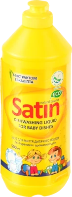 Засіб для миття дитячого посуду рідкий Satin Natural Balance 500мл