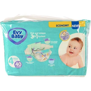 Підгузки Evy Baby 40шт максі 4 7-18кг