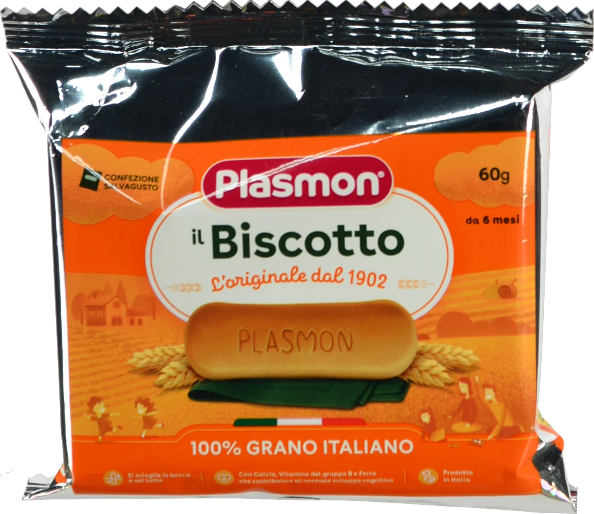 Печиво для дітей від 6міс розчинне Plasmon м/у 60г