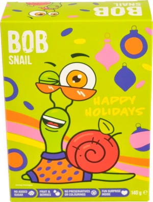 Набір продукції з іграшкою та стікером Різдвяний бокс Bob Snail к/у 140г