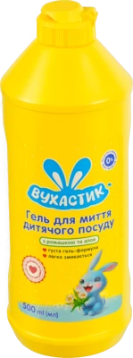 Гель для миття посуду Вухастик 500мл алое ромашка