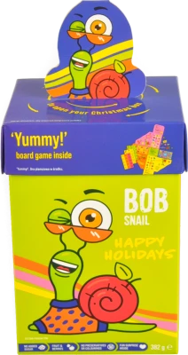 Набір продукції з іграшкою та грою Різдвяний бокс Bob Snail к/у 382г