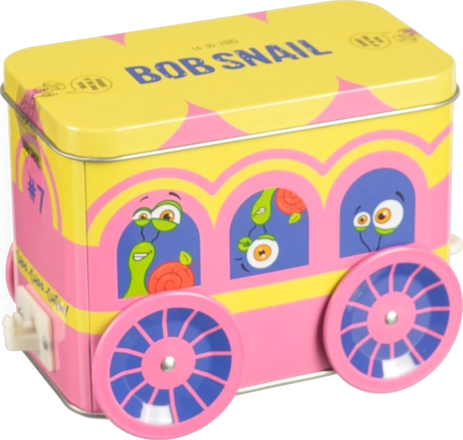 Набір Равлик Боб 107г Різдвяний снек трек вагон