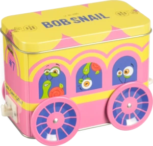 Набір Равлик Боб 107г Різдвяний снек трек вагон