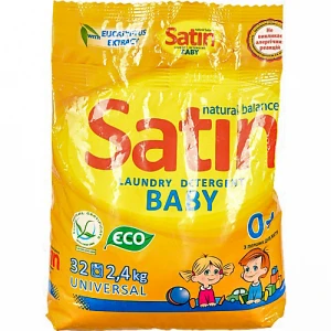 Порошок пральний для дитячого одягу безфосфатний Universal Baby Satin Natural Balance 2.4кг