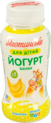 Йогурт Яготинський 185г 1.5% д.дітей банан