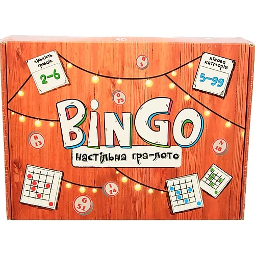 Гра настільна для дітей від 5років №30757 BinGo Strateg 1шт