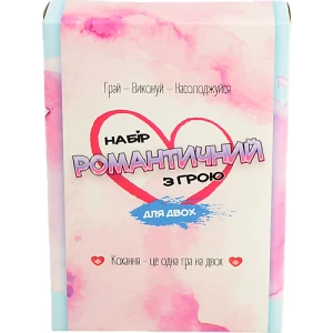 Настільна гра Strateg набір романтичний з грою в кор-ці 30470