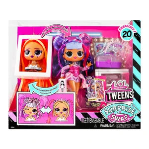 Набір ігровий для дітей від 3років з лялькою №591757 Bailey Braids Tweens Surprise Swap L.O.L. Surprise! 1шт