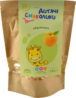 Кукурудзяні палички з абрикосом Дитячі Смаколики 25г