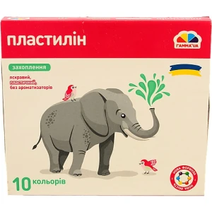 Пластилін дит. 10 кол.. 200 г. стек. Захоплення