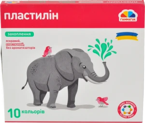 Пластилін дит. 10 кол.. 200 г. стек. Захоплення